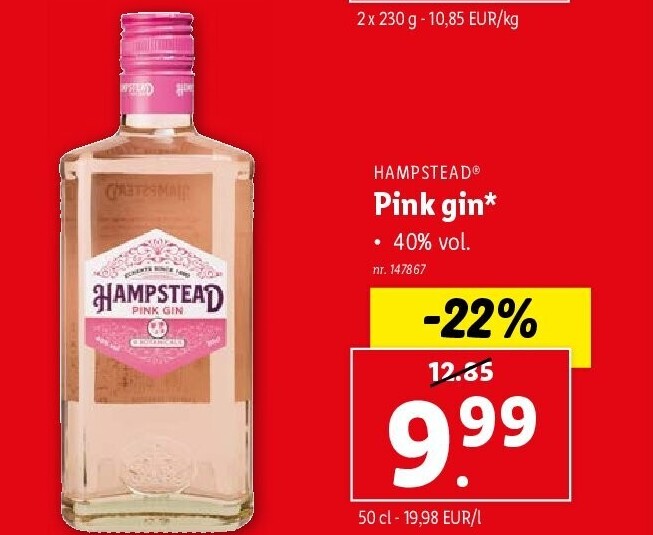 Pink gin
