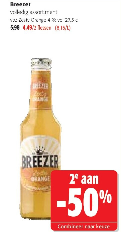 Breezer volledig assortiment