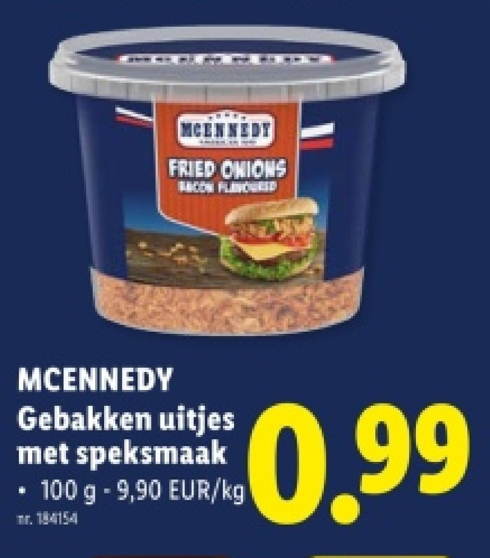 Gebakken uitjes met speksmaak