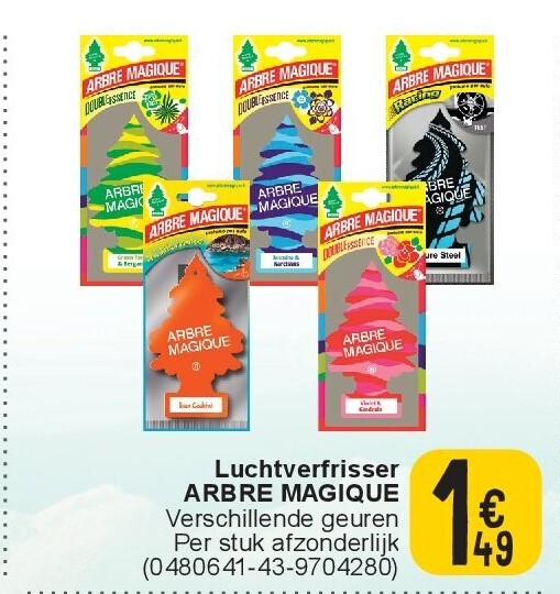 Luchtverfrisser ARBRE MAGIQUE