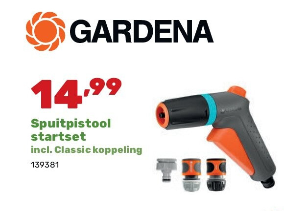 Spuitpistool startset incl. Classic koppeling