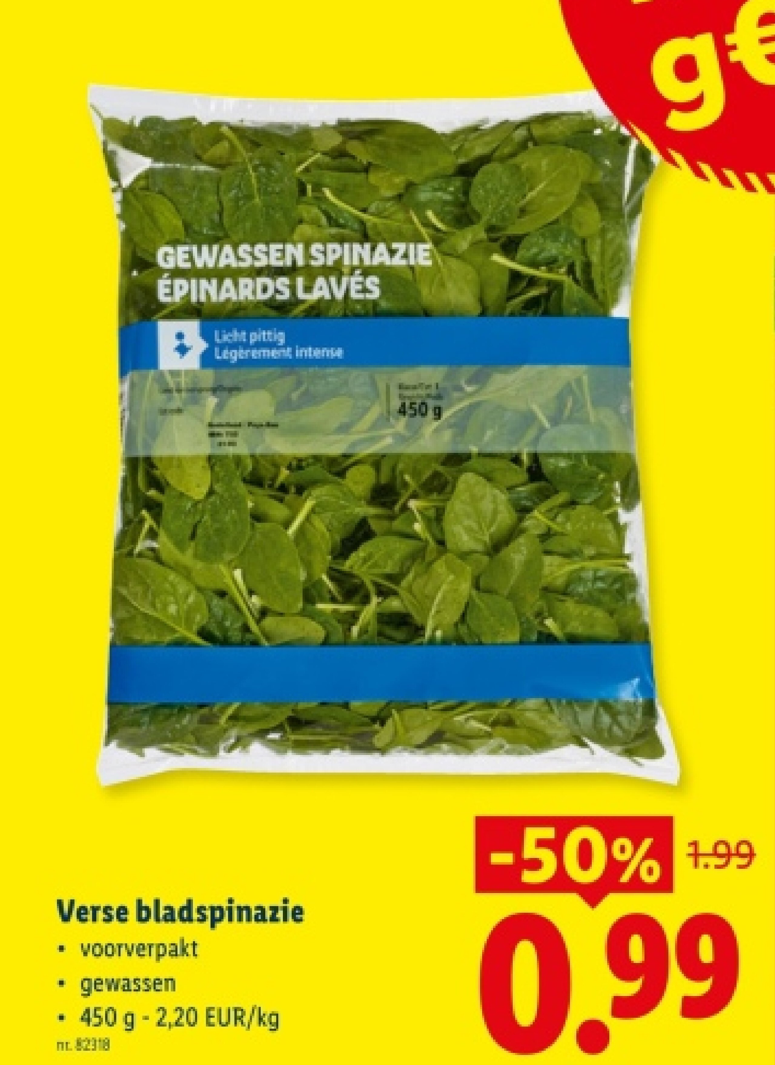 Verse bladspinazie