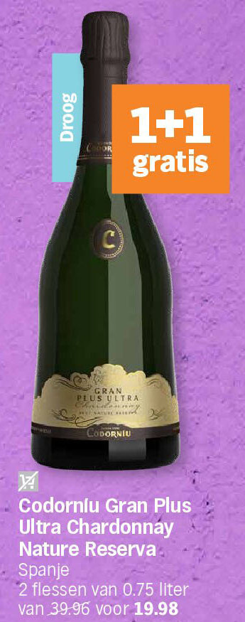 Codorníu Gran Plus Ultra Chardonnay Nature Reserva