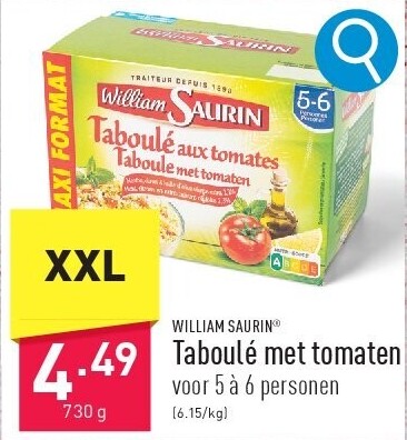 Taboulé met tomaten