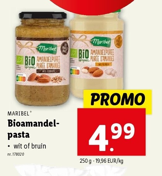 Bioamandelpasta