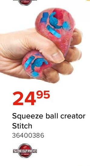 Squeeze ball creator Stitch
