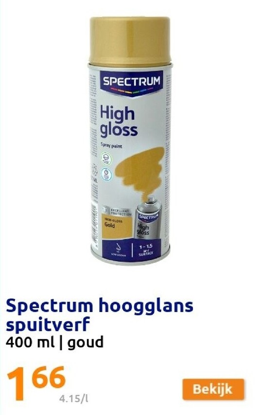 Spectrum hoogglans spuitverf
