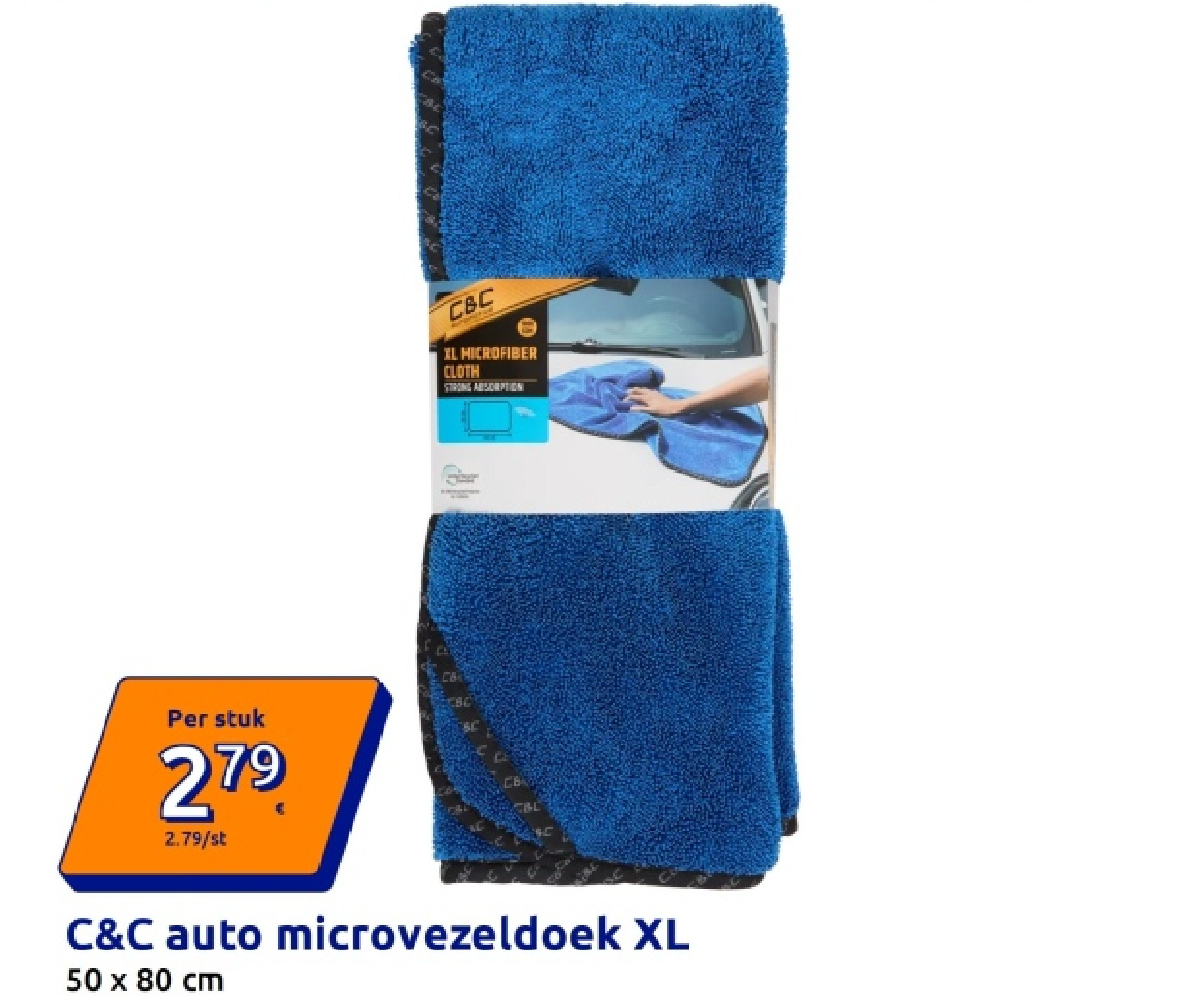 C&C auto microvezeldoek XL