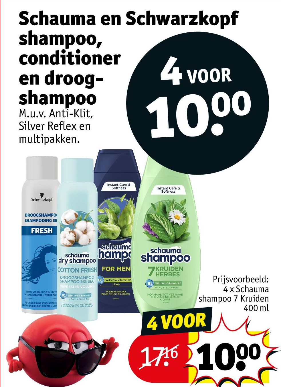 Schauma en Schwarzkopf shampoo, conditioner en droogshampoo