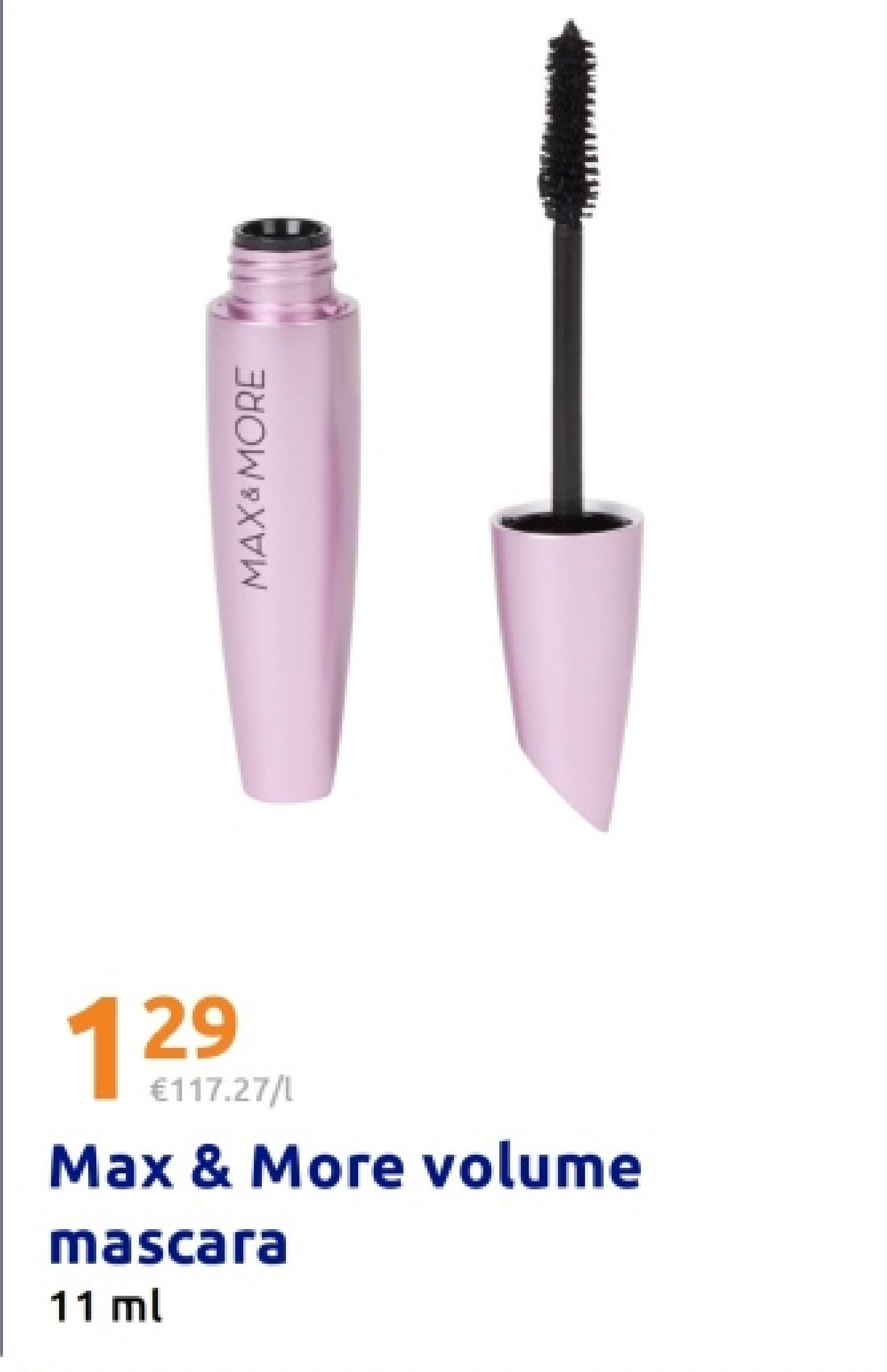 Max & More volume mascara