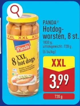 Hotdogworsten, 8 st.