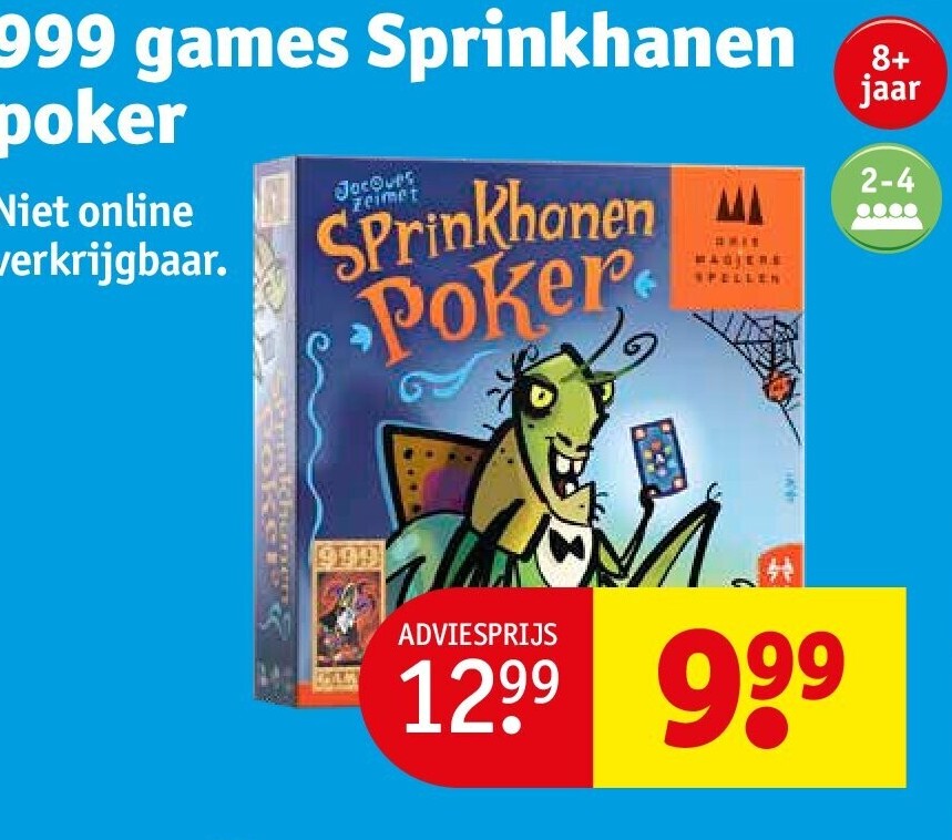 999 games Sprinkhanen poker