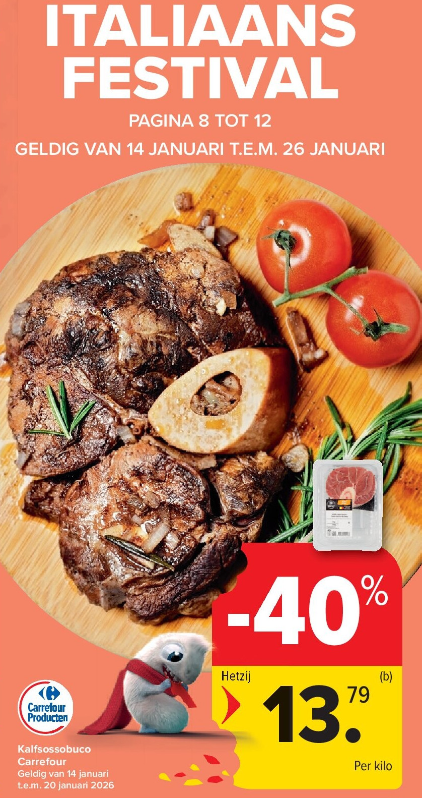 Kalfsossobuco Carrefour