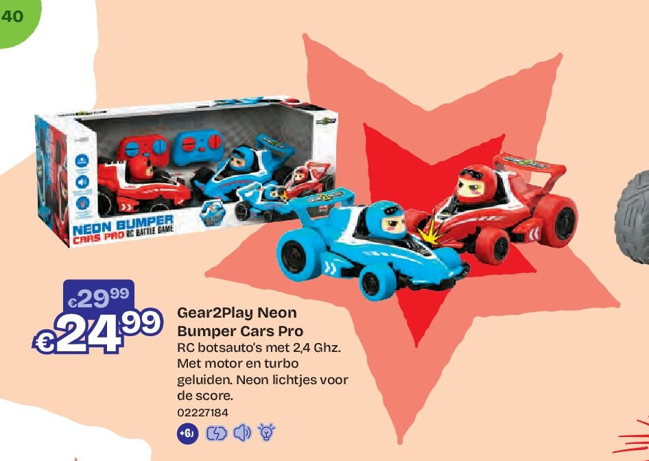 Gear2Play Neon Bumper Cars Pro