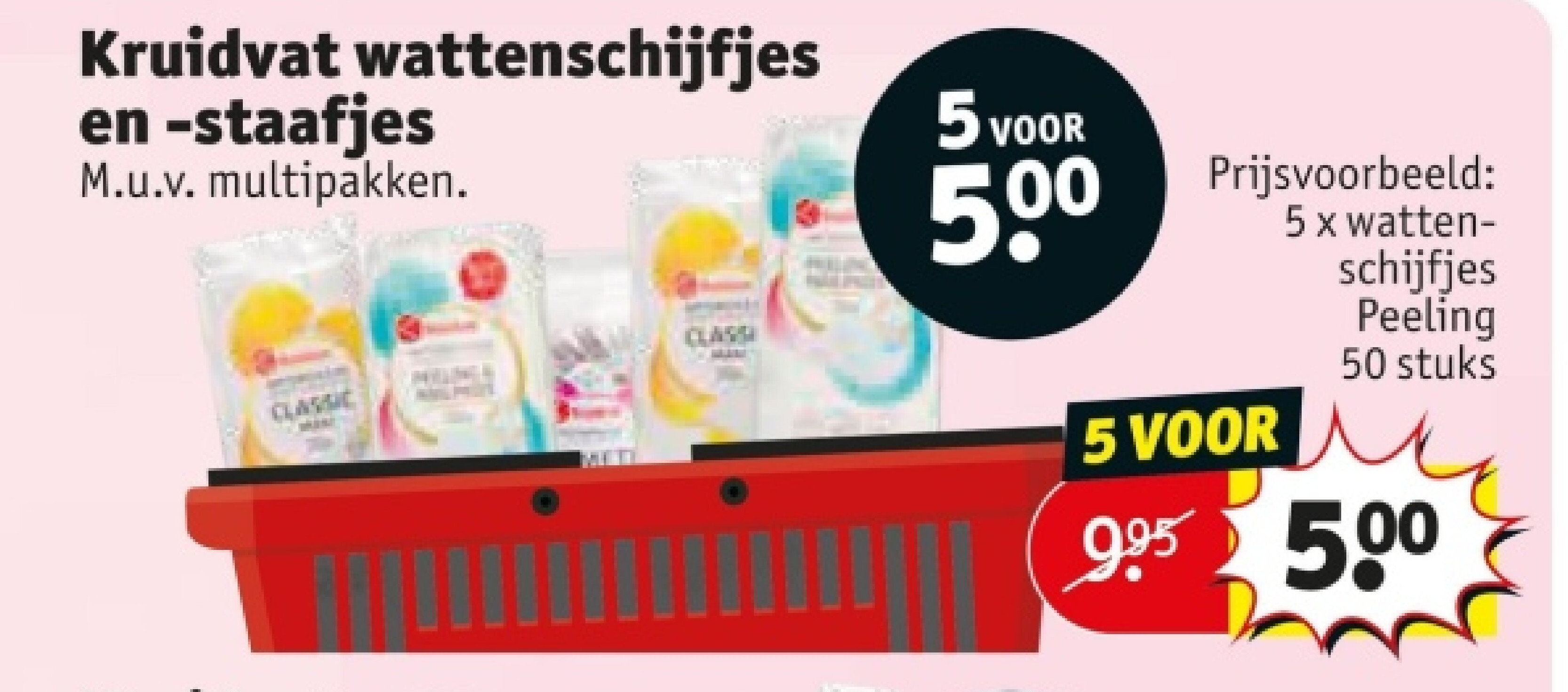 Kruidvat wattenschijfjes en -staafjes