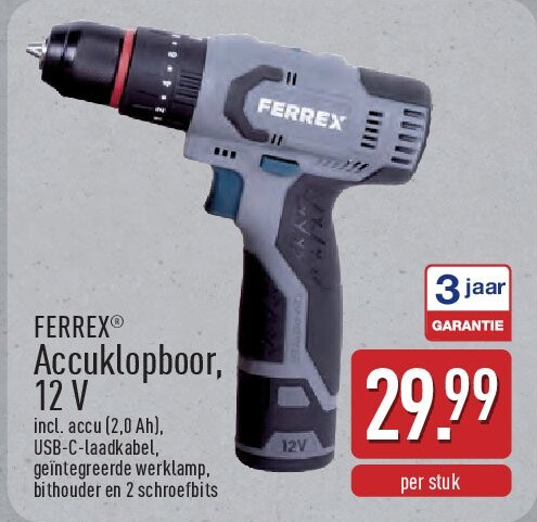 Accuklopboor, 12V