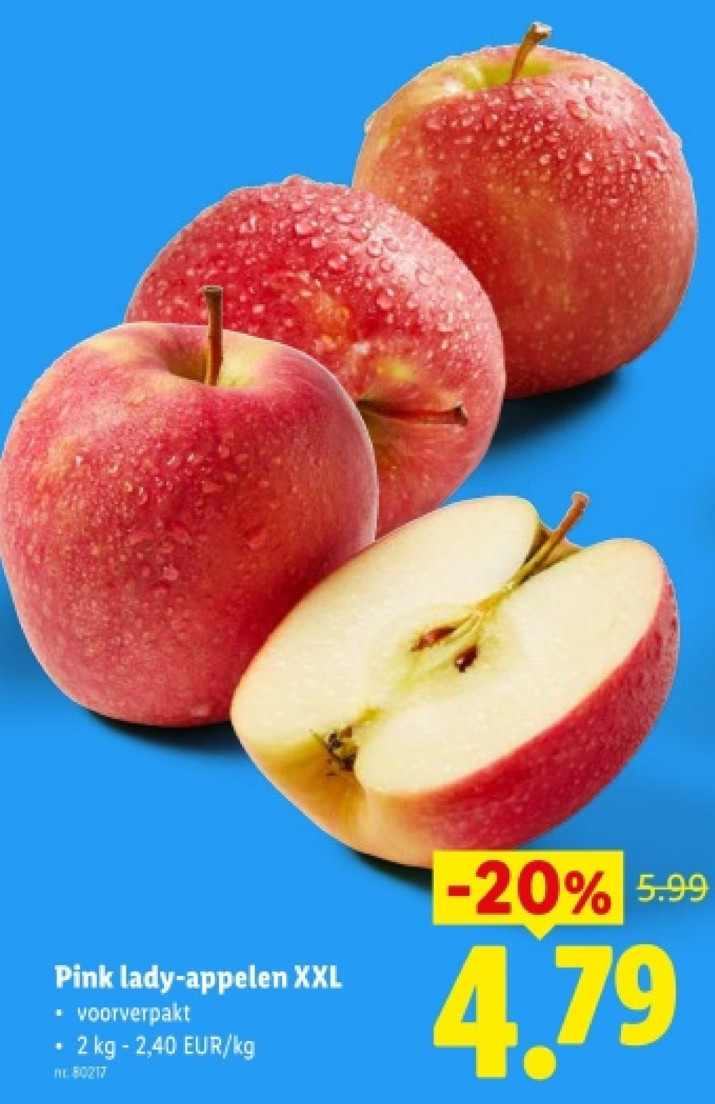 Pink lady-appelen XXL