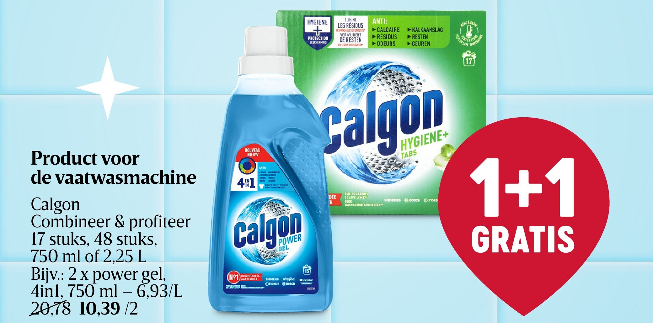 Product voor de vaatwasmachine