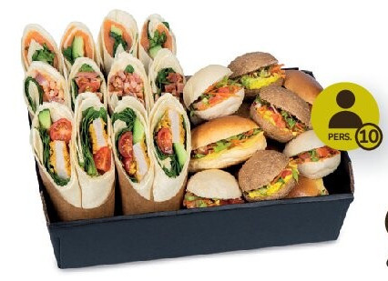 Wrap- en broodjesbuffet