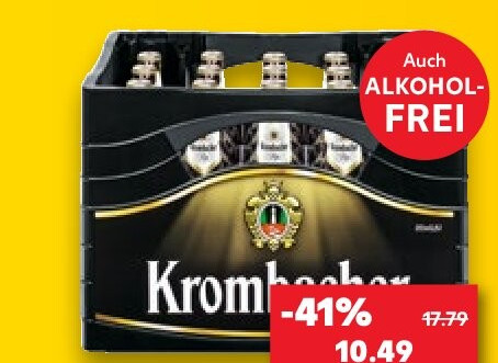 Krombacher Pils oder Radler