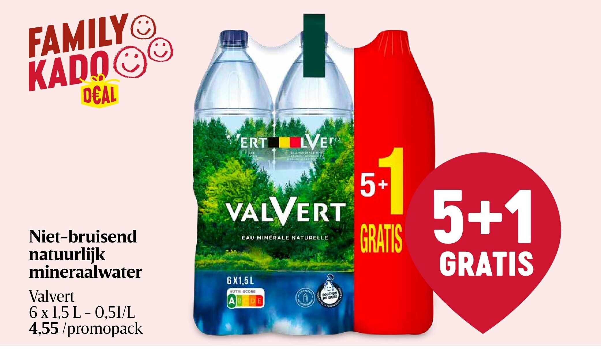 Niet-bruisend natuurlijk mineraalwater