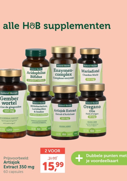 Artisjok Extract 350 mg