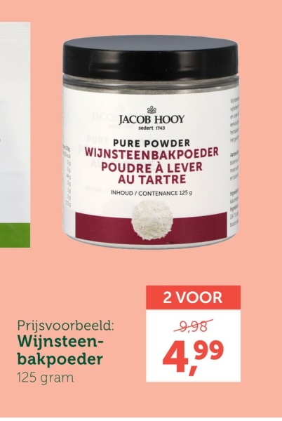 Wijnsteen- bakpoeder