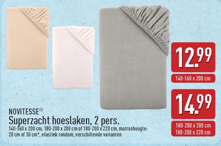 Superzacht hoeslaken, 2pers.