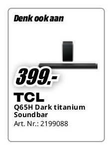 Q65H Dark titanium Soundbar