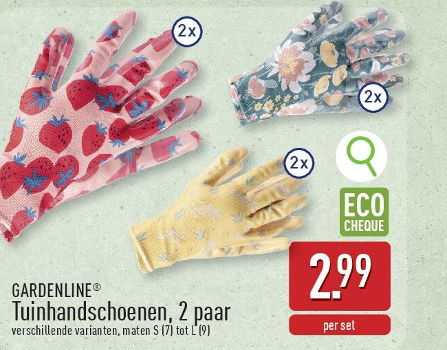 Tuinhandschoenen, 2paar