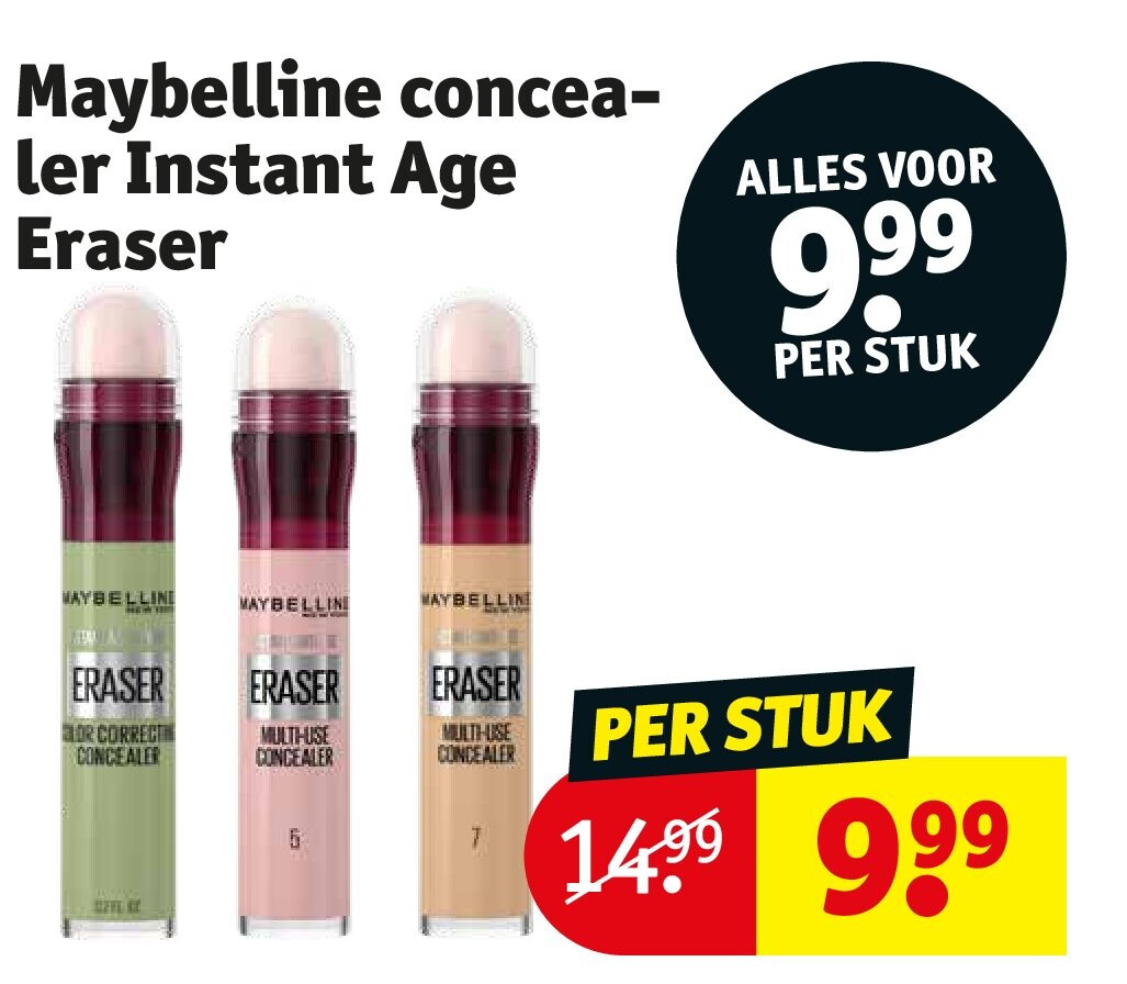 Maybelline concealer Instant Age Eraser