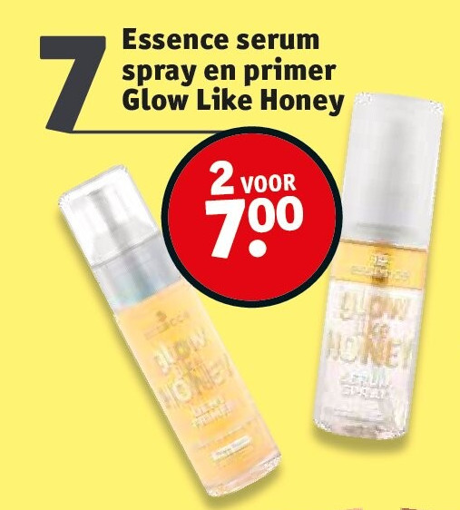 Essence serum spray en primer Glow Like Honey