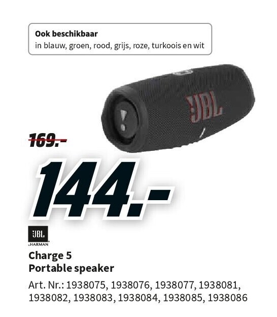 Charge 5 Portable speaker