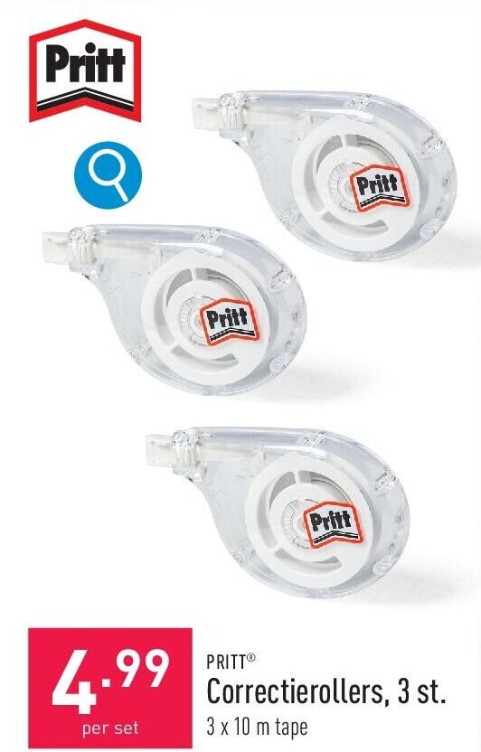 Correctierollers, 3 st.