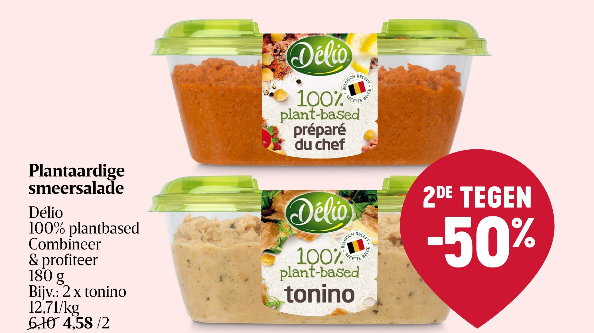 Plantaardige smeersalade