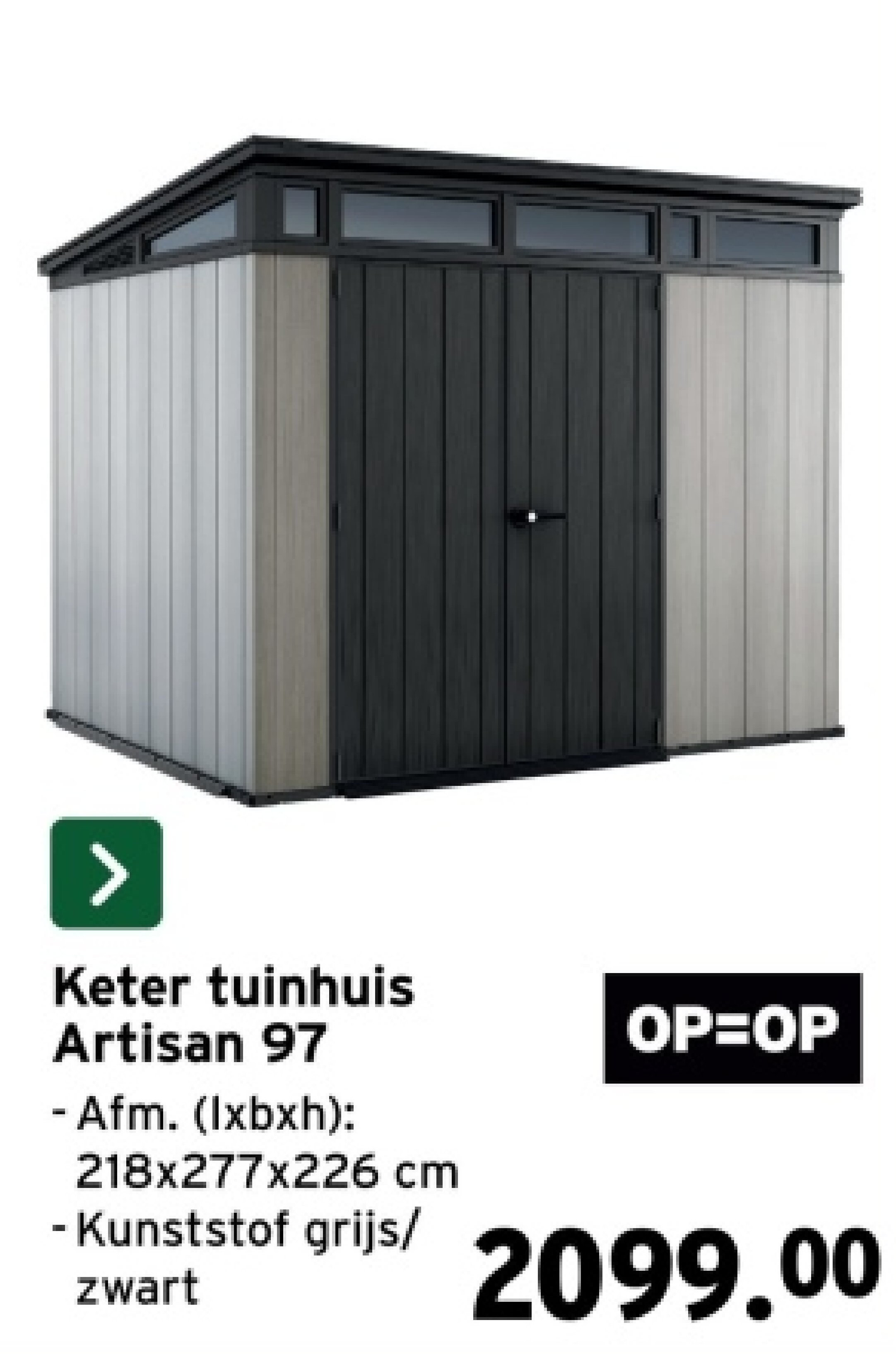 Keter tuinhuis Artisan 97