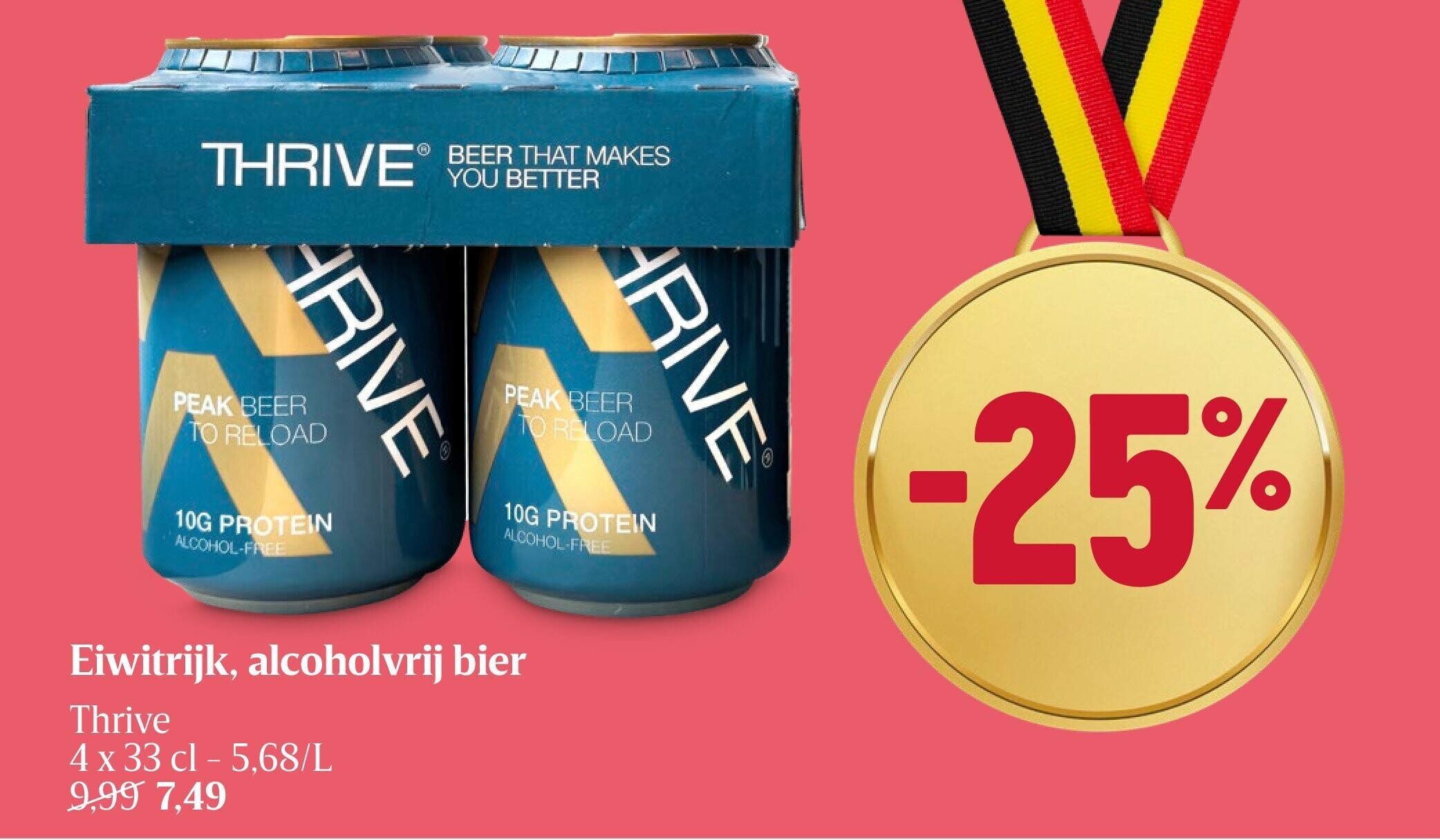 Eiwitrijk, alcoholvrij bier