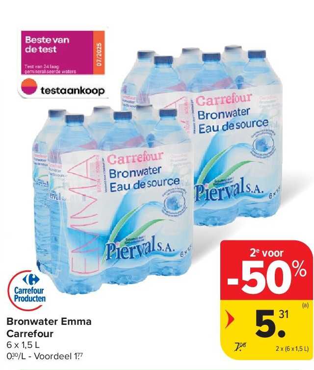 Bronwater Emma Carrefour