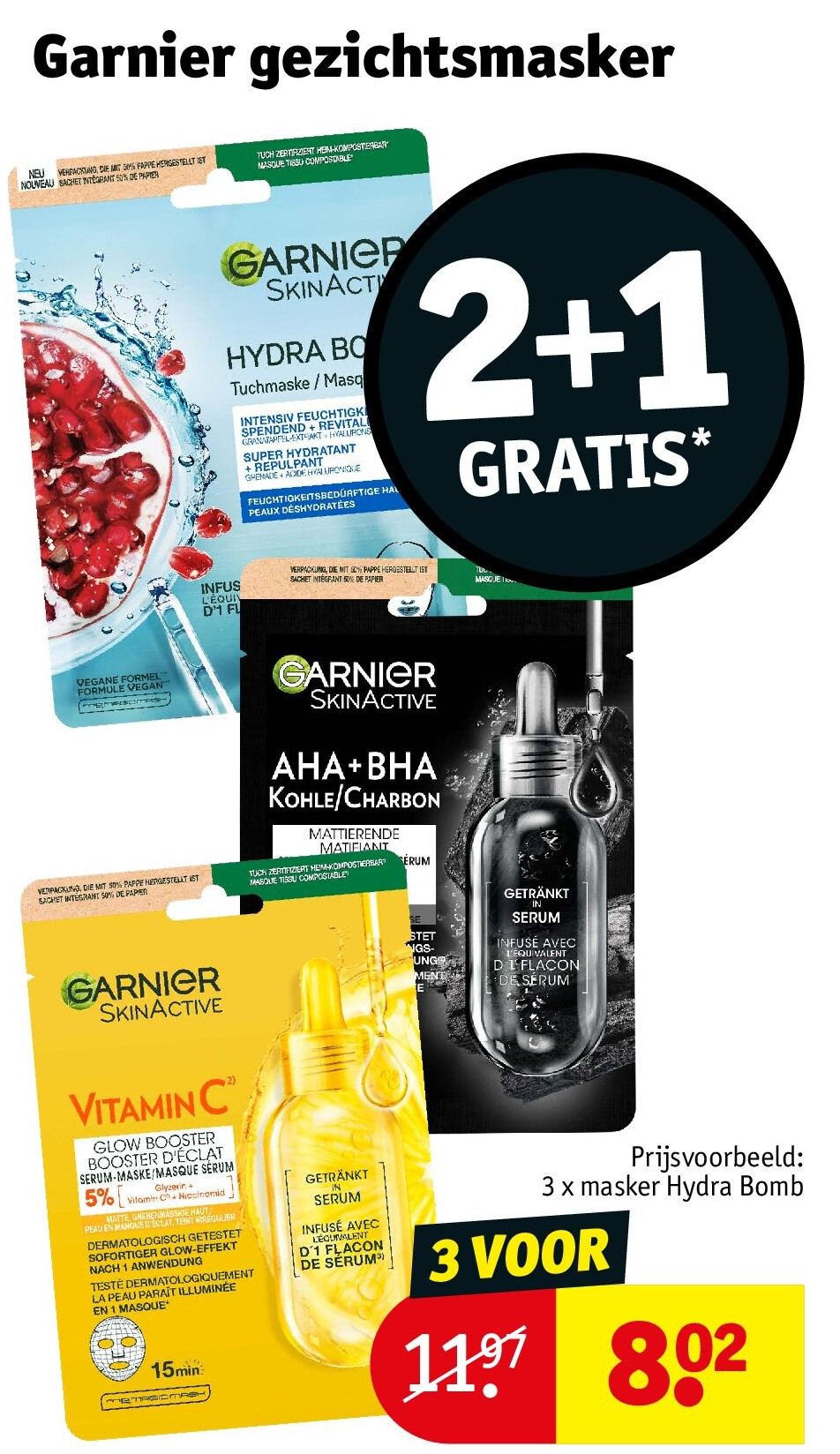 3 x masker Hydra Bomb