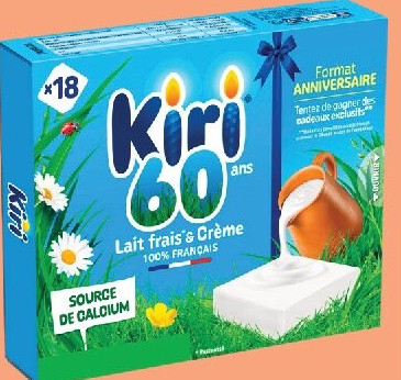 Fromage fondu à tartiner Kiri