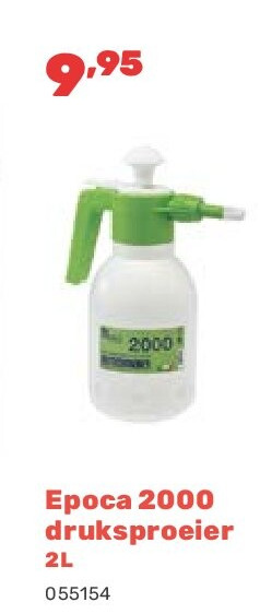 Jerrycan met kraan voor water 10L wit