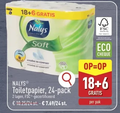 Toiletpapier, 24-pack