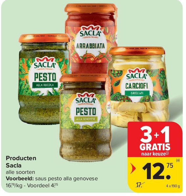 Producten Sacla
