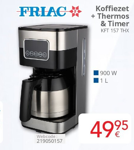 Friac Koffiezet + Thermos & Timer