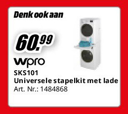 SKS101 Universele stapelkit met lade