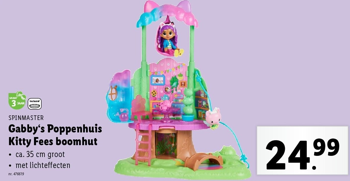 Gabby‘s Poppenhuis Kitty Fees boomhut