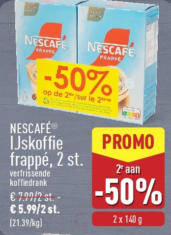 IJskoffie frappé, 2st.