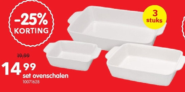 set ovenschalen