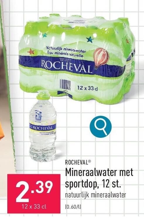 Mineraalwater met sportdop, 12 st.