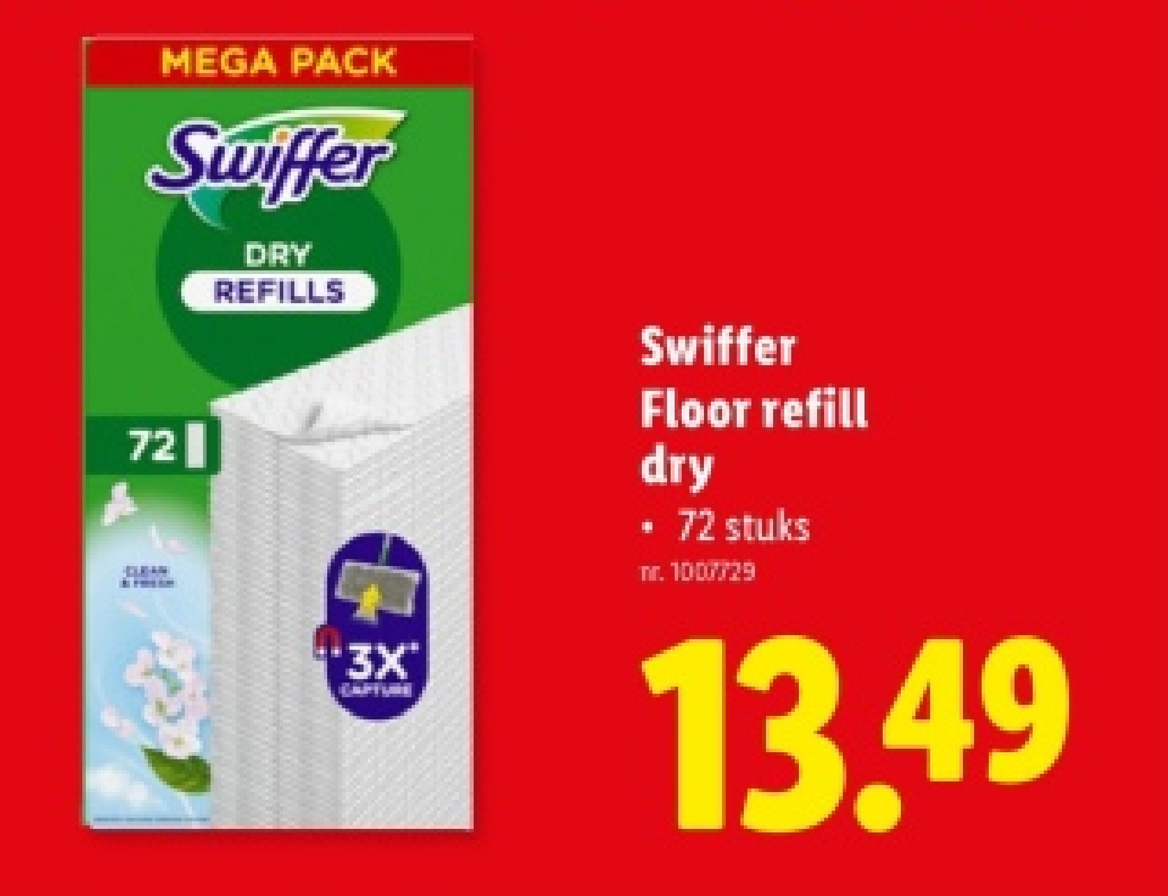 Floor refill dry